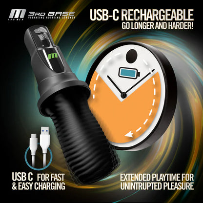 360° Automatische Masturbationsbecher Penistrainer mit 7 Rotationen 10 Vibrationen