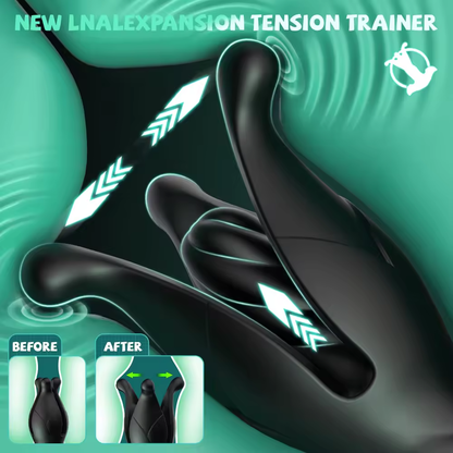 Spannungs-Schock Flapping Stoß Buttplug Analvibrator Prostatamassagegerät