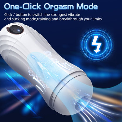 Vollautomatisch Masturbator Stroker Blowjob mit Saug & Vibrations & Teleskopisch