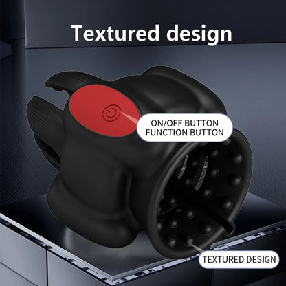 Elektrischer Masturbator Eichel Massage Vibrator Penis Stimulations mit 10 Vibrationsmodi