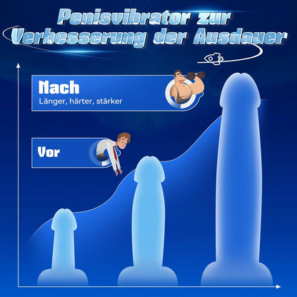 4 IN 1 Penis Trainer Eichel Stimulator Blowjob Masturbator mit 10 Bieten & 10 Vibrations