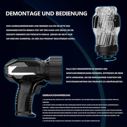 Elektrischer Masturbator Stroker Blowjob Sexmachine mit 10 Teleskop & 10 Rotation