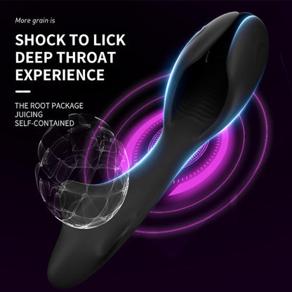 2 IN 1 Elektrische Cup Masturbator Penistrainer Massagegerät mit 10 Vibrationsmodi
