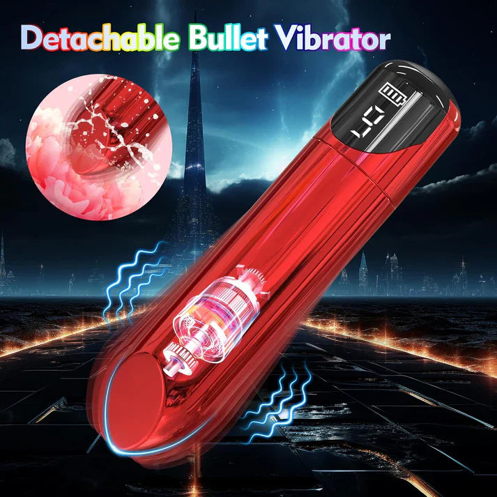 3 IN 1 Automatischer Penistrainer Stroker Blowjob mit 9 Leistungsstarken Vibrationsmodi