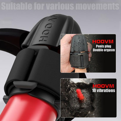 Elektrischer Penis Trainer Eichel Massager Vibrator Masturbatoren mit 10 Vibrationsmodi
