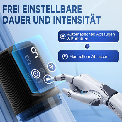 LCD-Display Elektrischer Penispumpe Penisvergrößerung mit 9 Saug und Trainingsmodi