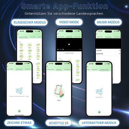 6 Teleskopmodi 9 Vibrationsmodi App Analvibratoren groß mit stoßfunktion Prostata Vibrator