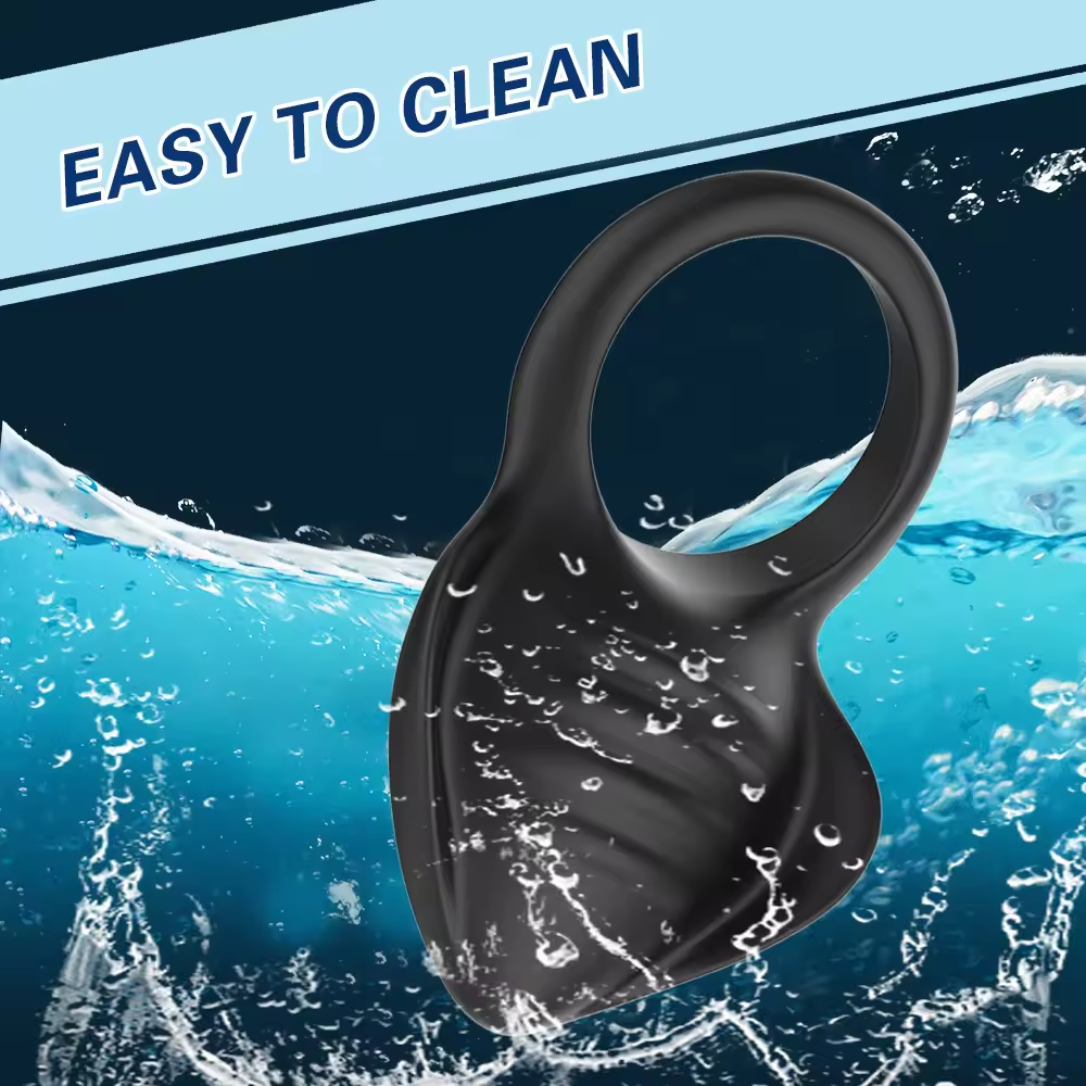 App-gesteuerter Cock Ring Penis Vibrator mit 9 Vibrationsmodi
