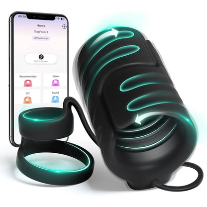 Elektrischer Penistrainer Vibratoren Stroker Masturbatoren mit 9 Vibrierende