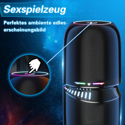 Elektrischer Masturbator Taschenmuschi Penis Pumpe mit 10 Vibrationsmodi