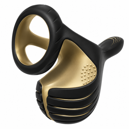 Hodentrainer Cock Ring Penistrainer Vibrator Stimulator mit 10 Vibrationsmodi