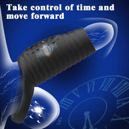 Penisring Vibrator Stimulator Penishülle Penismanschetten mit 10 Vibration