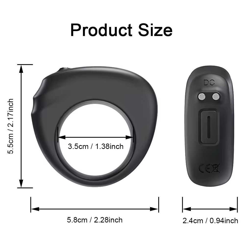 Smart Cock Ring Penistrainer mit APP Datenzähler und 10 Schwingungsmodi