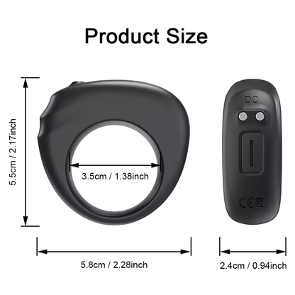 Smart Cock Ring Penistrainer mit APP Datenzähler und 10 Schwingungsmodi