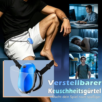 Peniskäfig Chastity Cage Bdsm Keuschheitskäfig Herren Peniszaumzeug mit Fesseln & Bondage Belt
