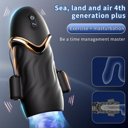 Elektrische Penistrainer Vibrator Masturbatoren mit 10 Frequenz Vibration