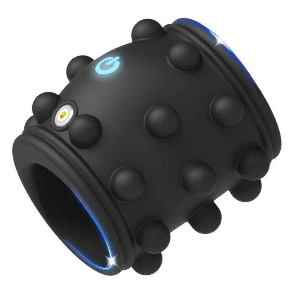 360° weiche Perlen Penisring Vibrator Penishülle Sleeve Cockring mit 10 Vibrationen