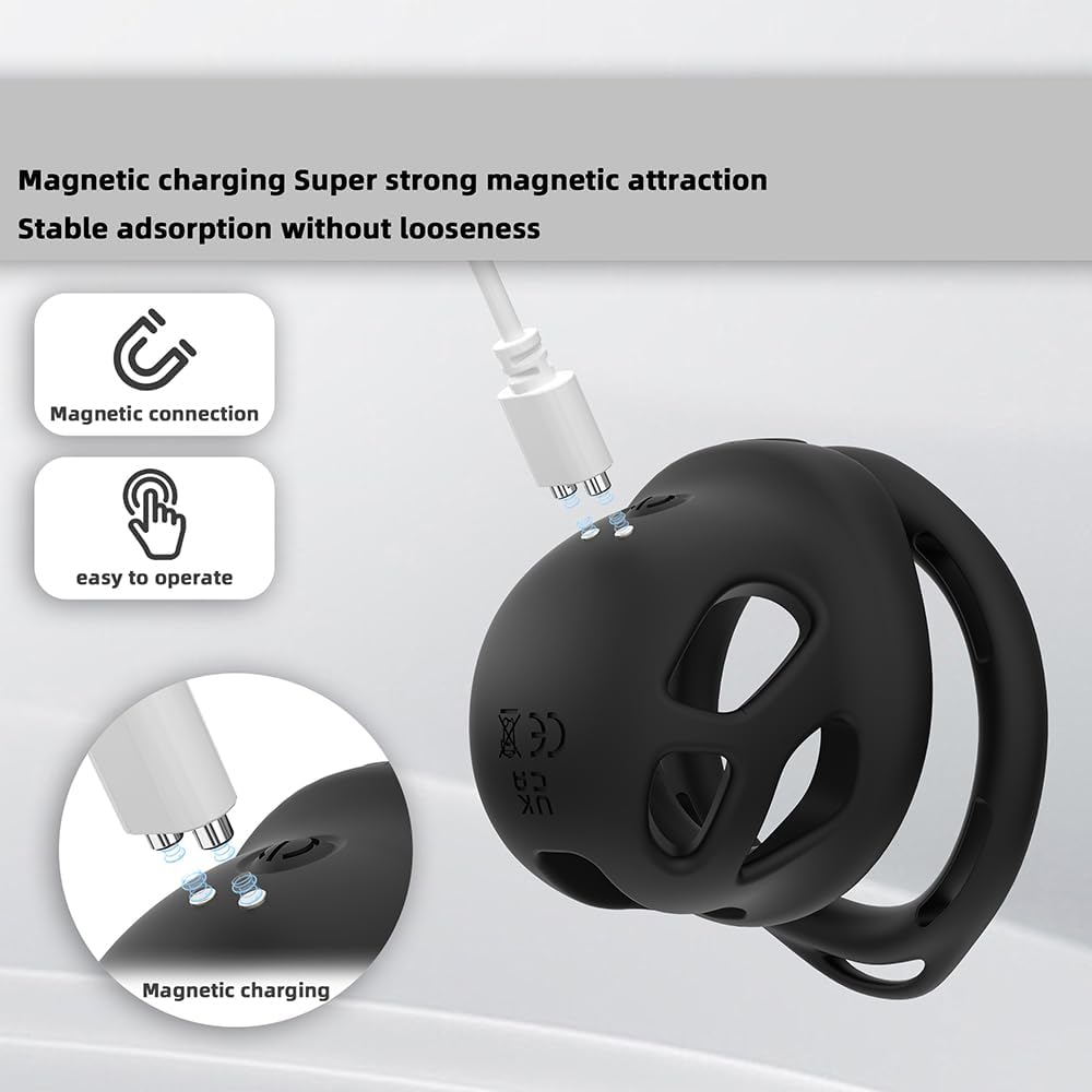 Vibrierender Peniskäfig Chastity Cage Keuschheitskäfig Harnröhrenschlauch mit Mehrere Vibrationsmodi