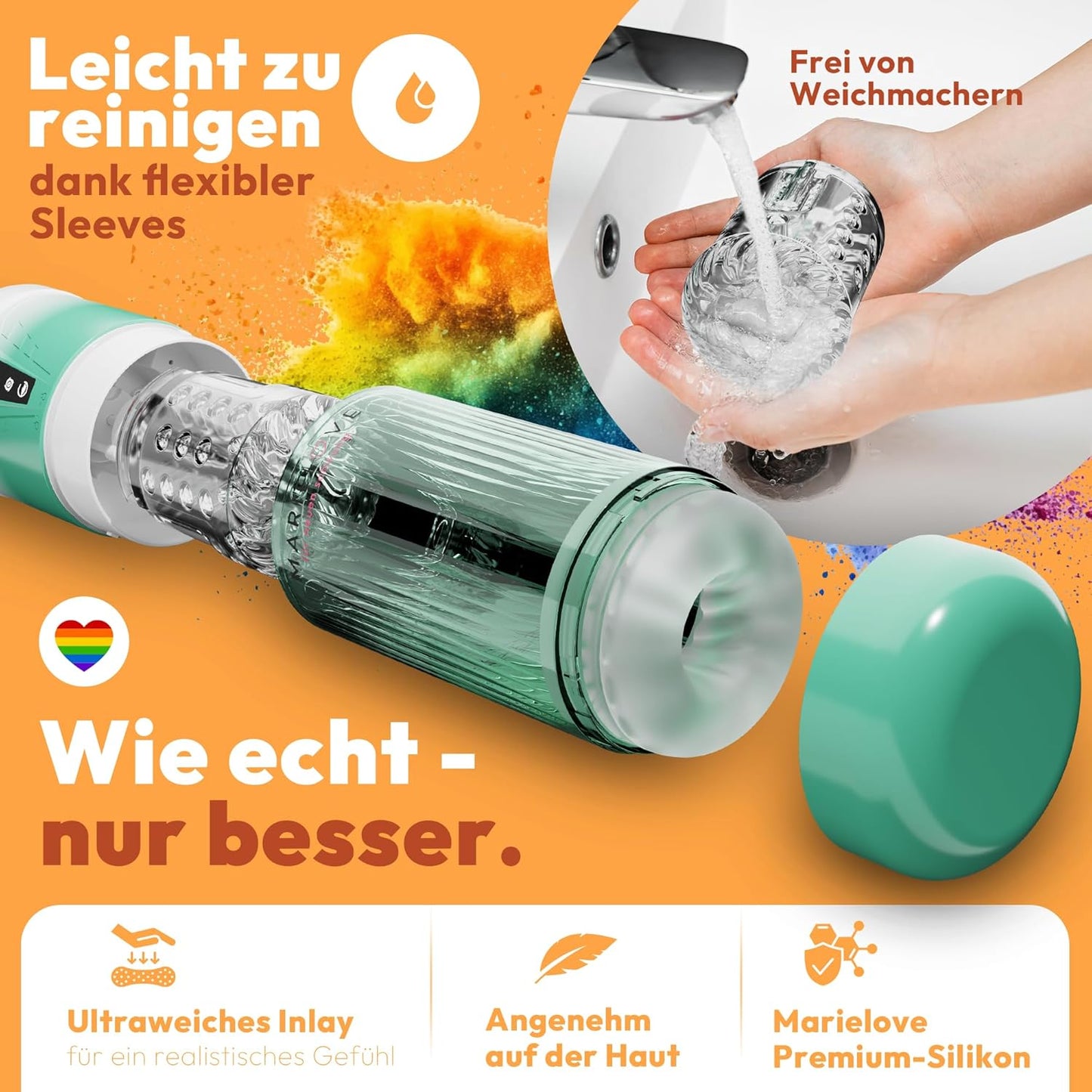 APP-Steuerung Elektrischer Masturbator Penispumpe mit Vibration & Saug & Teleskopfunktion