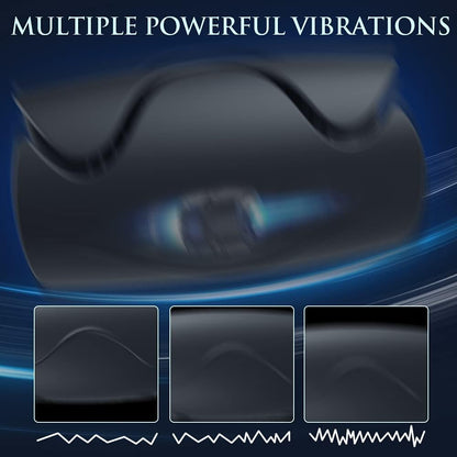 40 ℃ Heizung Elektrischer Penistrainer Vibrator Masturbator mit 10 Vibrationsmodi