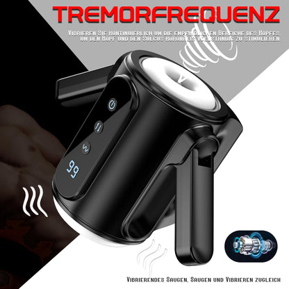 Automatischer Masturbator Penistrainer Stroker Blowjob mit 9 Frequenzen