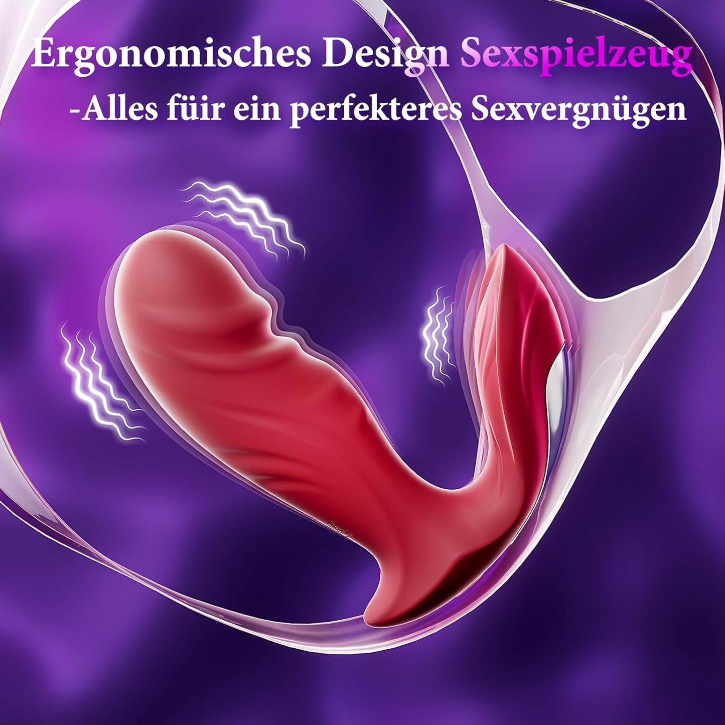 APP-gesteuertes Butterfly Vibrator Klitoris Stimulator mit 9 Vibrationsmodi