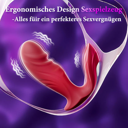 APP-gesteuertes Butterfly Vibrator Klitoris Stimulator mit 9 Vibrationsmodi