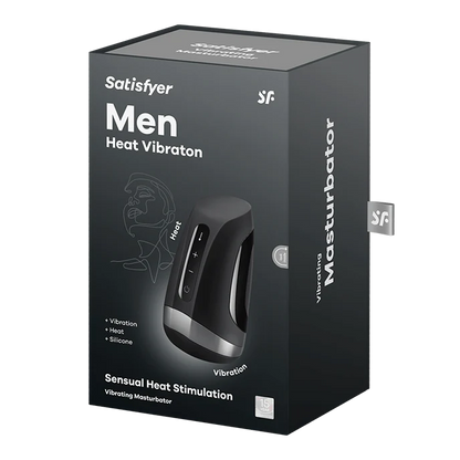 2 IN 1 Automatischer Heat Penistrainer Stimulator Masturbator mit 11 Vibrationsmodi