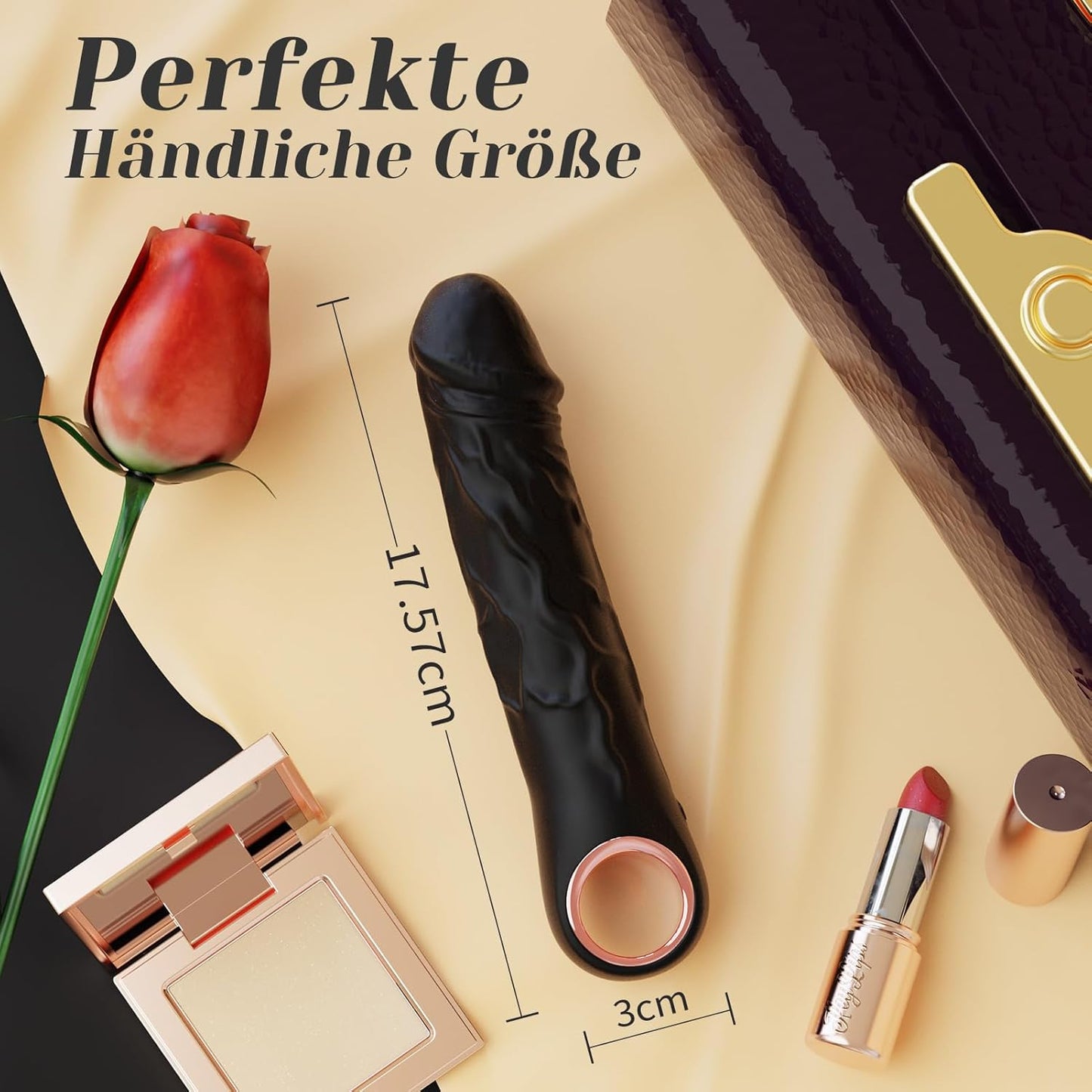 Klassischer Vibrator Realistische Dildo mit 10 Vibration