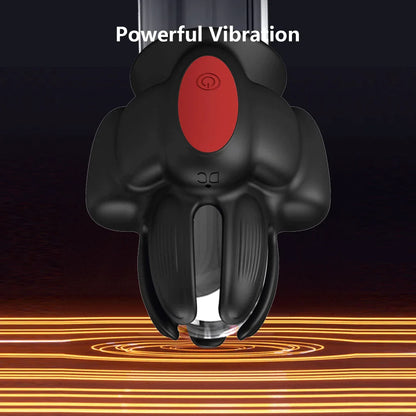 Elektrischer Masturbator Eichel Massage Vibrator Penis Stimulations mit 10 Vibrationsmodi