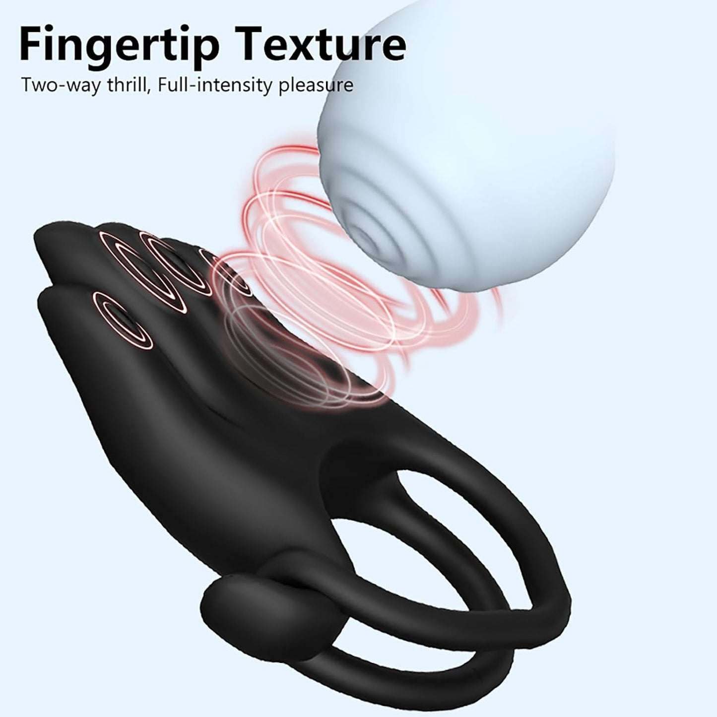 App Steuerung Penistrainer Vibrator Cock Ring Stimulatot mit 9 Vibrations Modi
