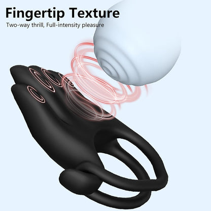 App Steuerung Penistrainer Vibrator Cock Ring Stimulatot mit 9 Vibrations Modi