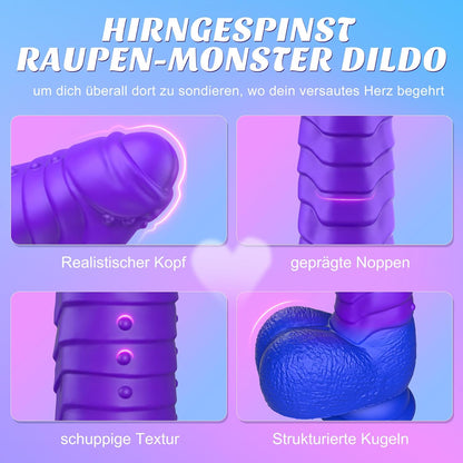 Monster Dildo Vibrator Analvibratoren mit Stoßfunktion & Vibrations & Heizung