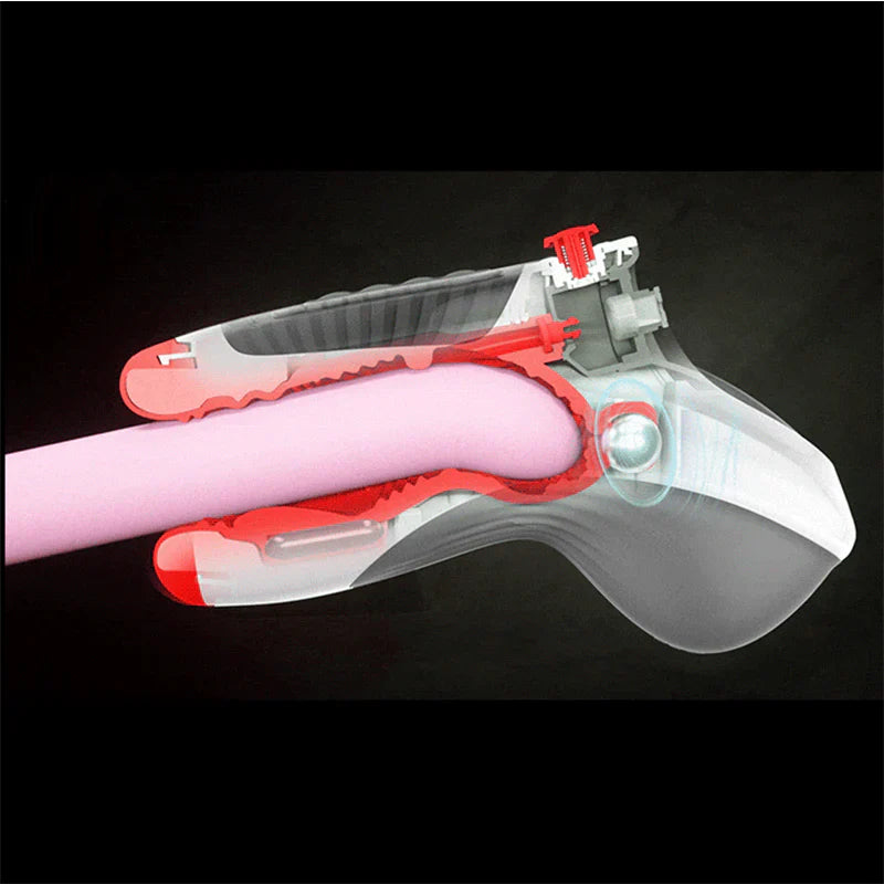 Leten Air Blast 3 + 7 Modi für Front Elektrischer Masturbator Cup Blowjob Maschine
