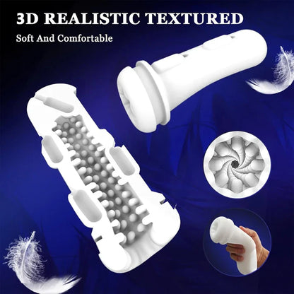 Automatischer Masturbator Stroker Blowjob Sexmaschine mit 10 Vibrationsmodi