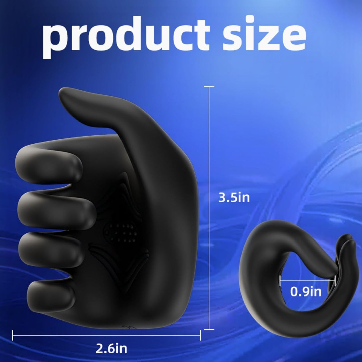 360° Umfassender Penistrainer Eichelvibrator mit 10 Vibrationsmodi & APP-Steuerung