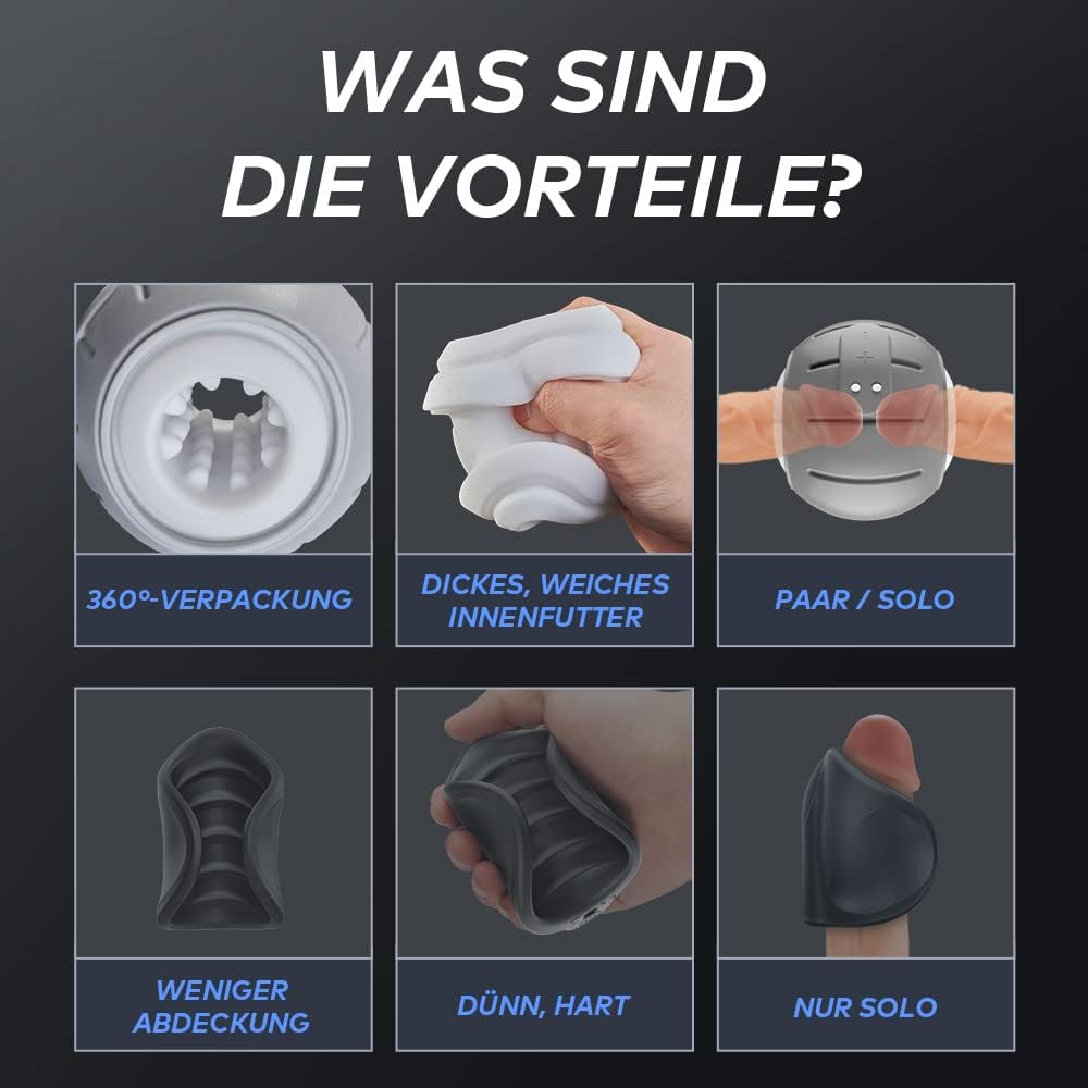 Automatische Penistrainer Vibrator Stroker Blowjob Masturbator mit 6 Vibrationsmodi