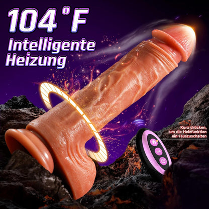 Verbesserte 5 IN 1 KI-interaktiven Dildo Vibrator mit Stoßend & Vibrierend & Wärmend