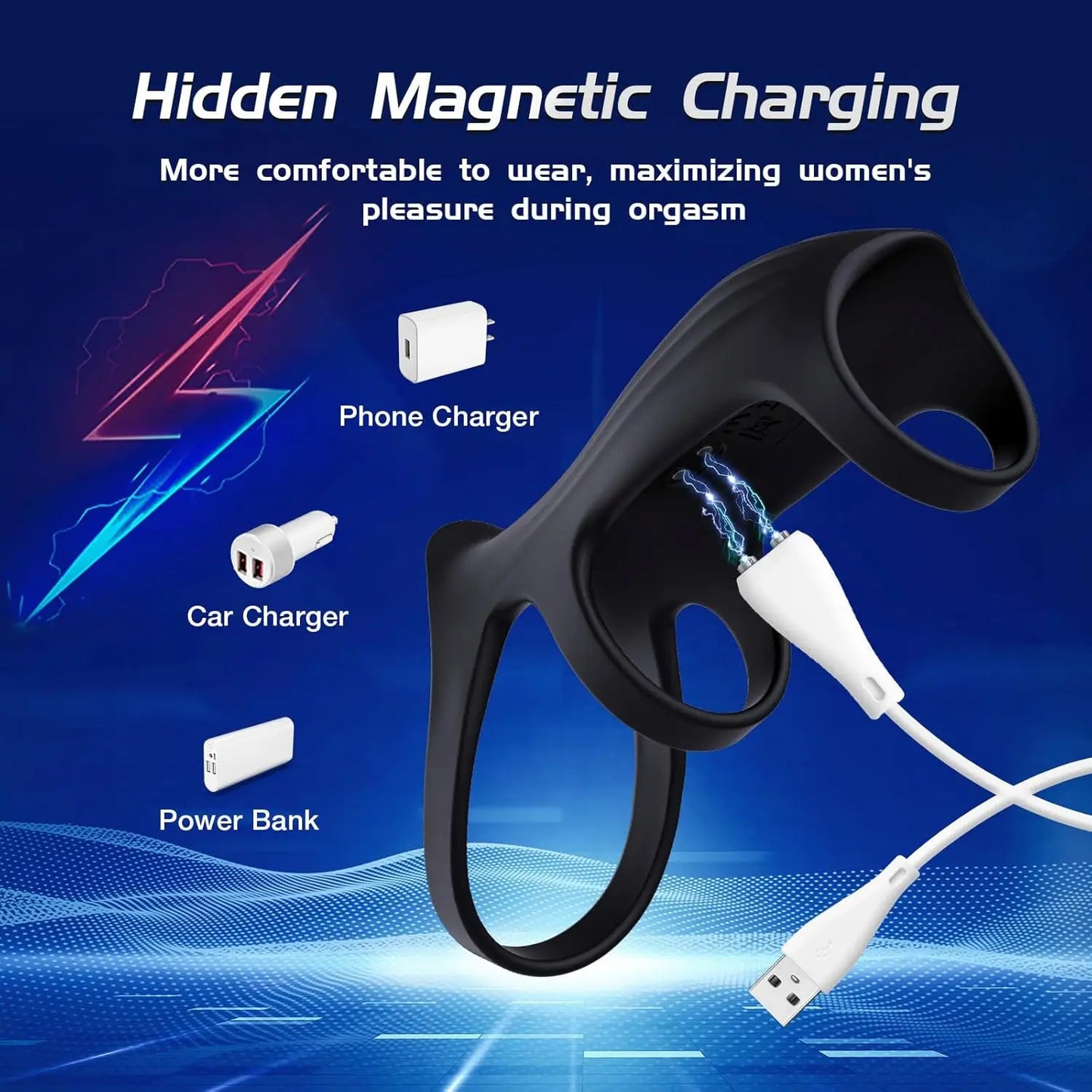 180° Penistrainer Vibrator Stimulator Penishülle mit 10 Vibrationsmodi