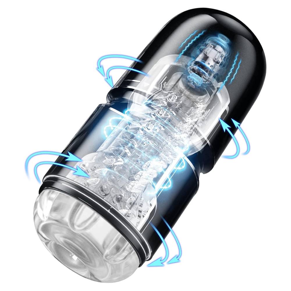 Elektrischer Masturbator Taschenmuschi Penis Pumpe mit 10 Vibrationsmodi