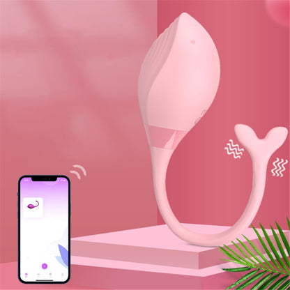 APP-Steuerung Kabelloser Wal-Vibrator G-Punkt Stimulator mit 9 Vibrationsmodi
