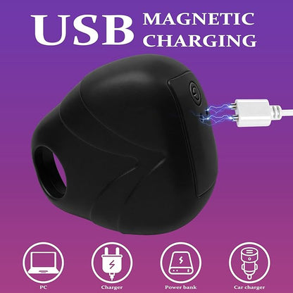 Hodenstimulator Cockring Vibrator Penis Trainer Massagegerät mit 12 Modi
