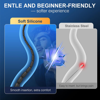 Penis Trainer Plug Vibrator Sonden Harnröhrenstimulator mit 10 Vibrationsmodi