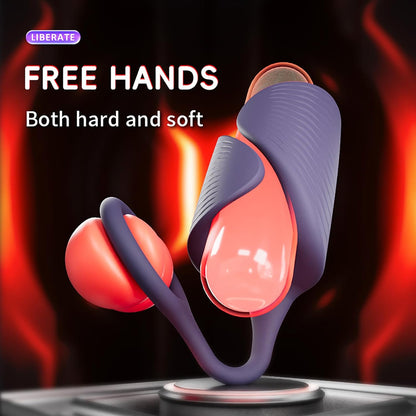 Penis Trainer Vibrator Cock RIng Massagegerät mit 10 Verschiedene Vibrationsmodi
