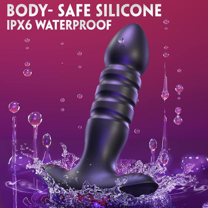 Analvibrator Prostata Massagegerät Stimulator mit 7 Stoß und Vibrationsmodi