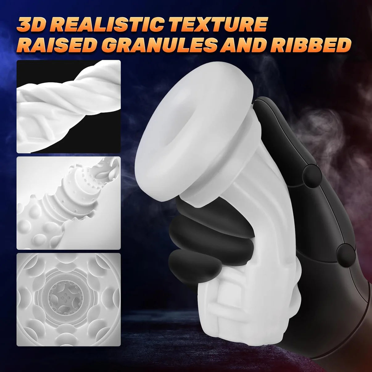 LCD-Display Automatischer Masturbator Penis-Stroker Blowjob mit 9 Saug & 9 Vibrationsfunktionen