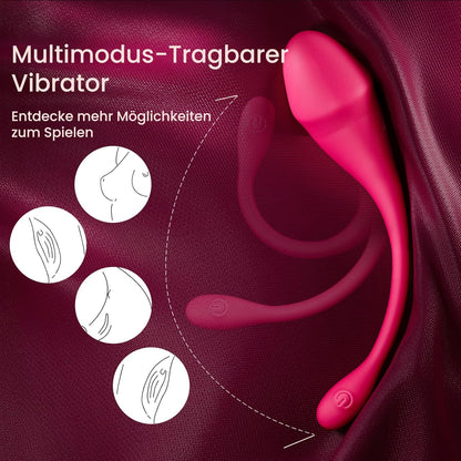 KI-Sync Vibrator Klitoris Stimulator mit 10 Vibration Modi