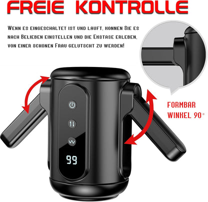 Automatischer Masturbator Penistrainer Stroker Blowjob mit 9 Frequenzen