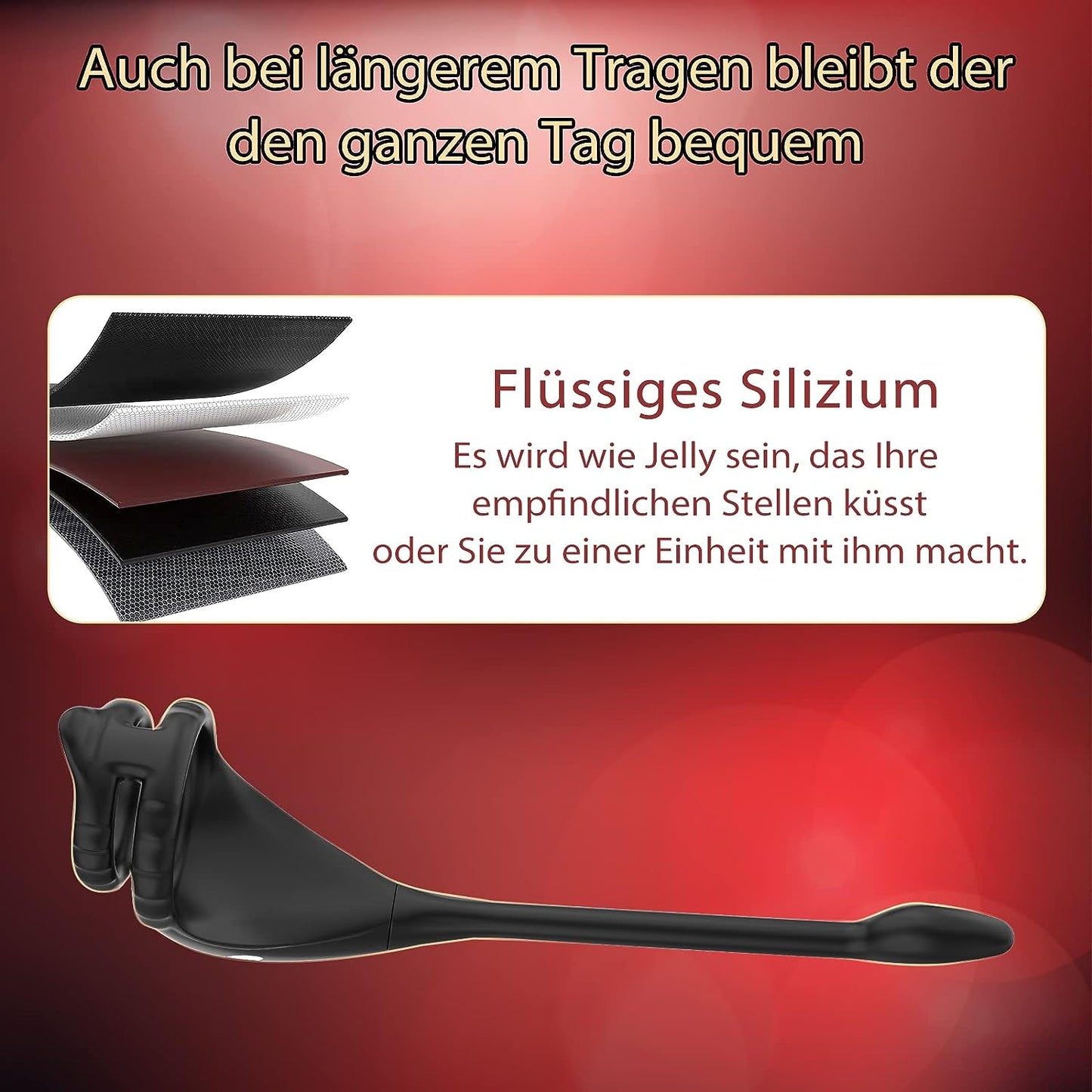 APP Steuerung Penisring Prostate Massager Anal Vibrator mit 10 Vibrationsmodi