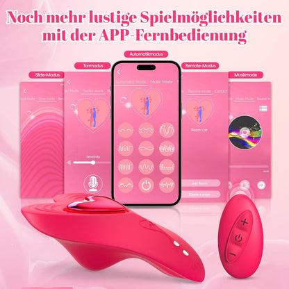 APP Fernbedienung Butterfly Vibrator Klitoris Erotisches Stimulator mit 10 Vibrationsmuster